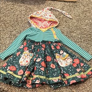 Matilda Jane Red and Yellow Floral Dress